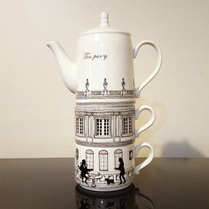 Stacking cups & Tea Pot Set